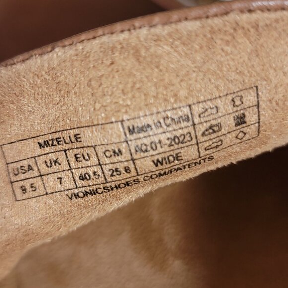 Vionic Mizelle Loafer Womens 9.5 Chocolate Brown Business Casual Comfort - Picture 8 of 9